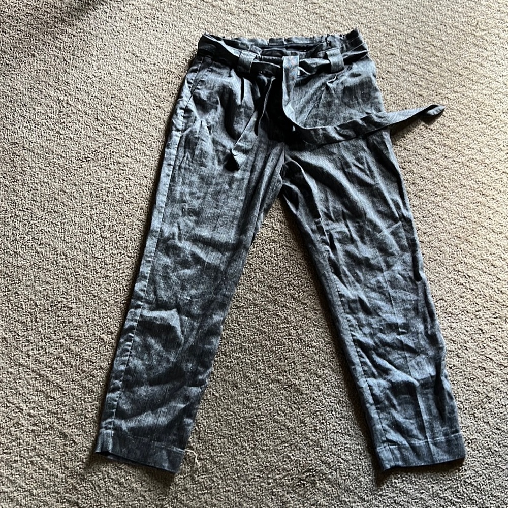 Express high waist paper bag pant